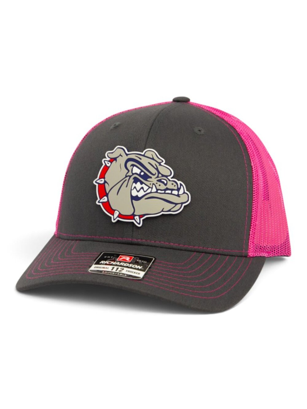Gonzaga Bulldogs 3D Snapback Trucker Hat- Charcoal/ Pink
